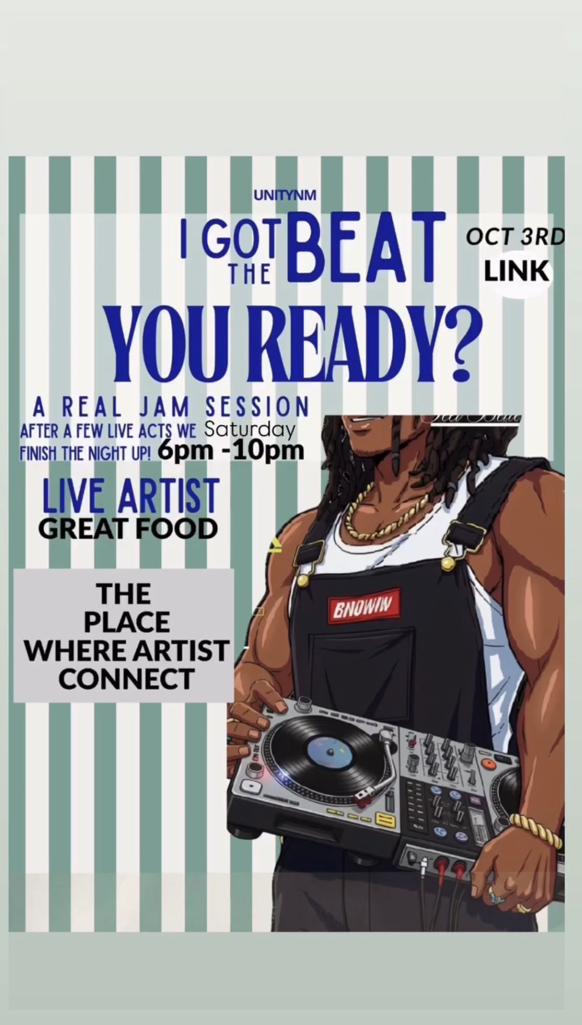 I Got The Beat — You Ready? event flyer